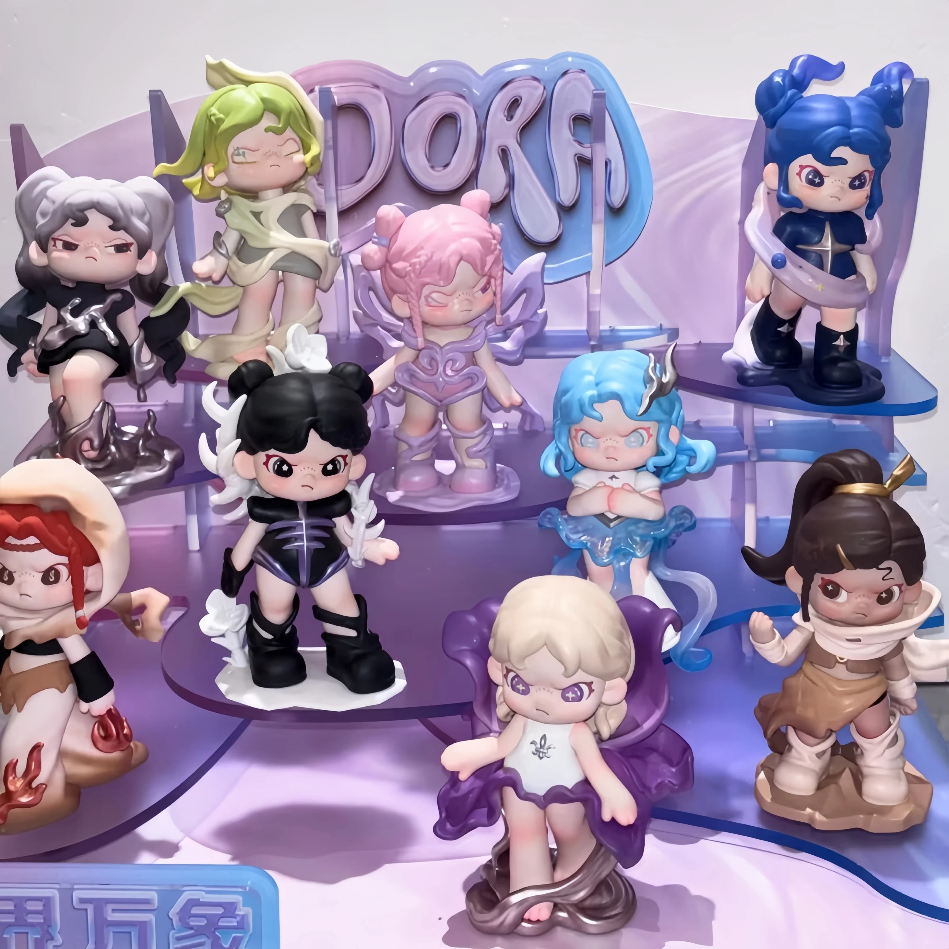 

Подлинная TNT DORA MATERIAL VISTAS SERIES слепая коробка Mystery Box игрушки куклы каваи аниме фигурка настольные украшения коллекция подарок