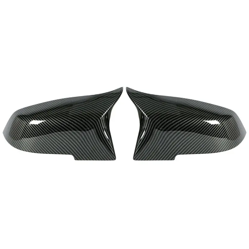 

Unusual Car Bullhorn Mirror Cover Accessories Parts For BMW 1 2 3 4 X1 I3 Series F30 F20 E84 Carbon Fiber Pattern Exterior Mirro