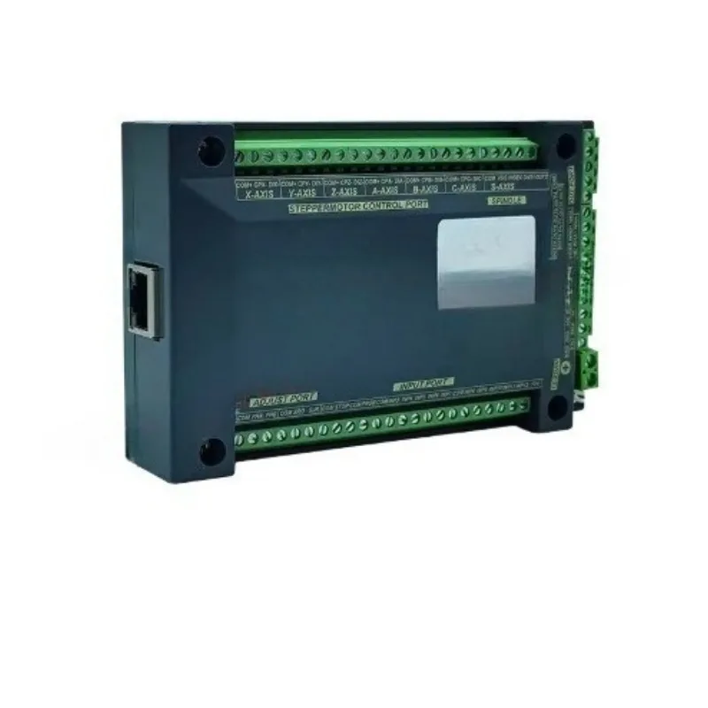 CNC Mach3 Ethernet Interface Control Card NVEM V5-Motion Control Card 300khz 3/4/5/6 Axis for Diy Engraving Machine+LCD Display