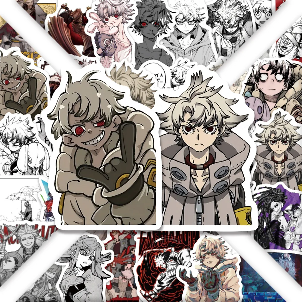 

60PCS GACHIAKUTA Stickers Japanese Anime Luther Character Cartoon DIY Decorative Notebook Luggage Waterproof Stickers Kids Toy