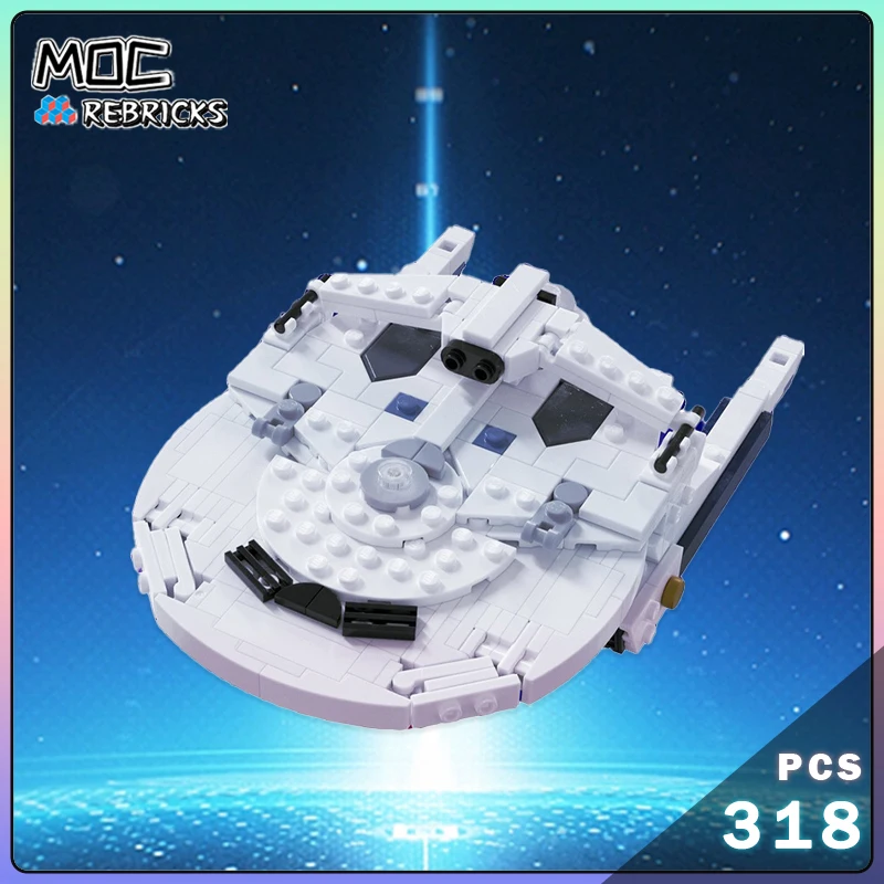 

Строительные блоки MOC-86859 Миранда-cla Cruiser, модель межзвездного военного оружия, сборка мелких деталей, детские игрушки, подарки