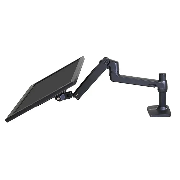 Desktop Computer Monitor Rocker Arm Aluminum Alloy Desktop Elevation Stand