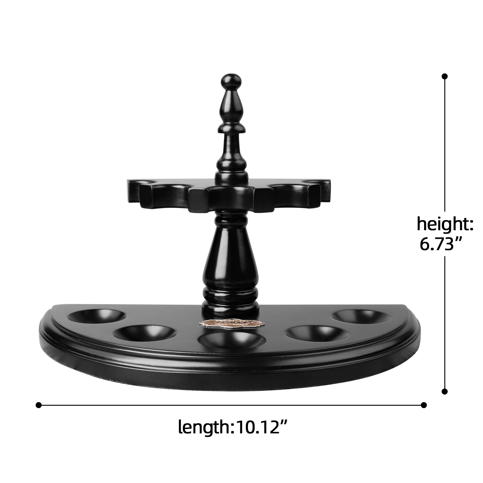 fan-shaped pipe stand for 5 pipe , removable, Straight Line Vertical Romanesque tobacco pipe stand, solid wood Rack Holder