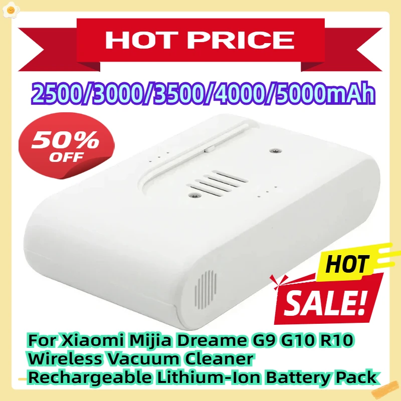 

For Xiaomi Mijia Dreame G9 G10 R10 Wireless Vacuum Cleaner Rechargeable Lithium-Ion Battery Pack