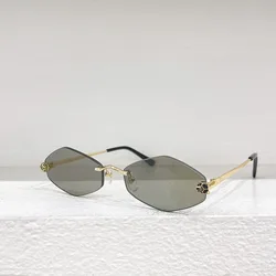 0433 Frameless Sunglasses Brand Luxury Glasses Camping and Driving Glasses Designer and Fashion Expert's Choice