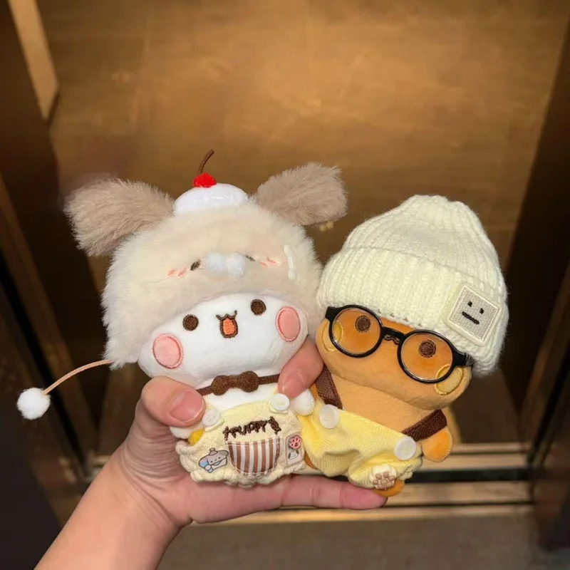 

Yier Bubu 10cm Cute Christmas Themed Plush Doll Keychain Trendy Cartoon Bag Charm Backpack Accessory For Fashion Lovers
