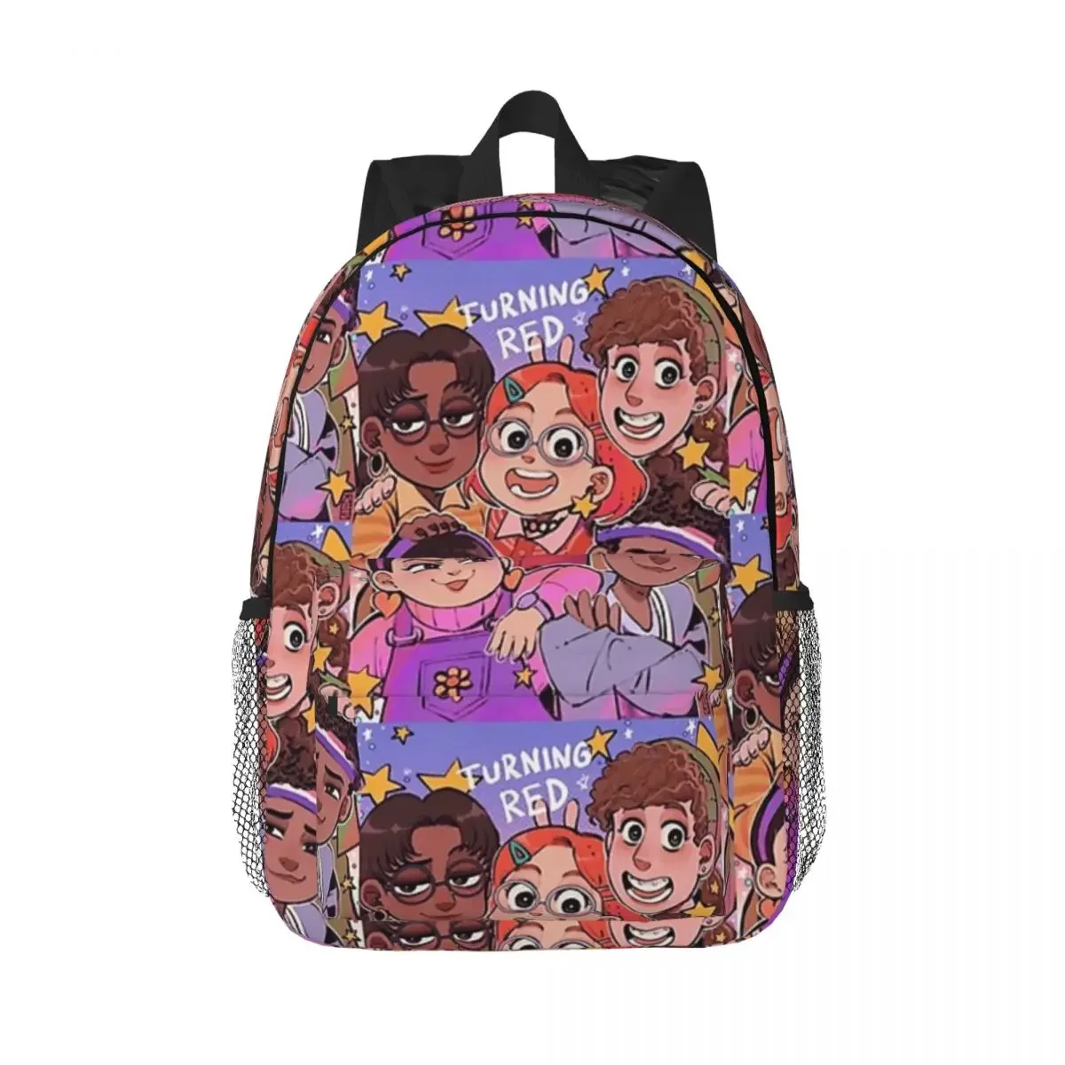 

Turning Red - Mei's Besties Backpacks Teenager Bookbag Fashion Children School Bags Laptop Rucksack Shoulder Bag Large Capacity