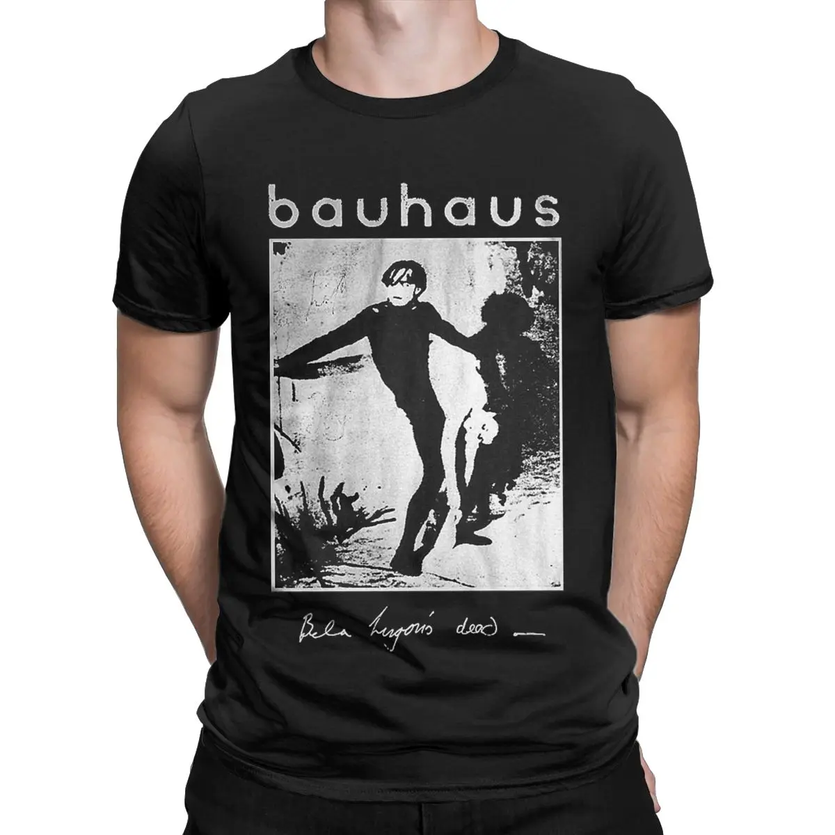 Men\'s T-Shirt The Gothic Bela Bauhaus Awesome 100% Cotton Tee Shirt Short Sleeve T Shirts Round Collar Clothing Graphic Printed