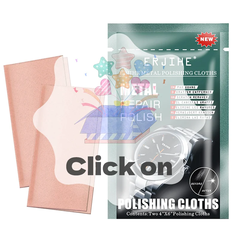 1Set High Quality Metal Polishing Cloths For Jewelry Watch Scratch Repair Supplies Metal Scratch Repair Set