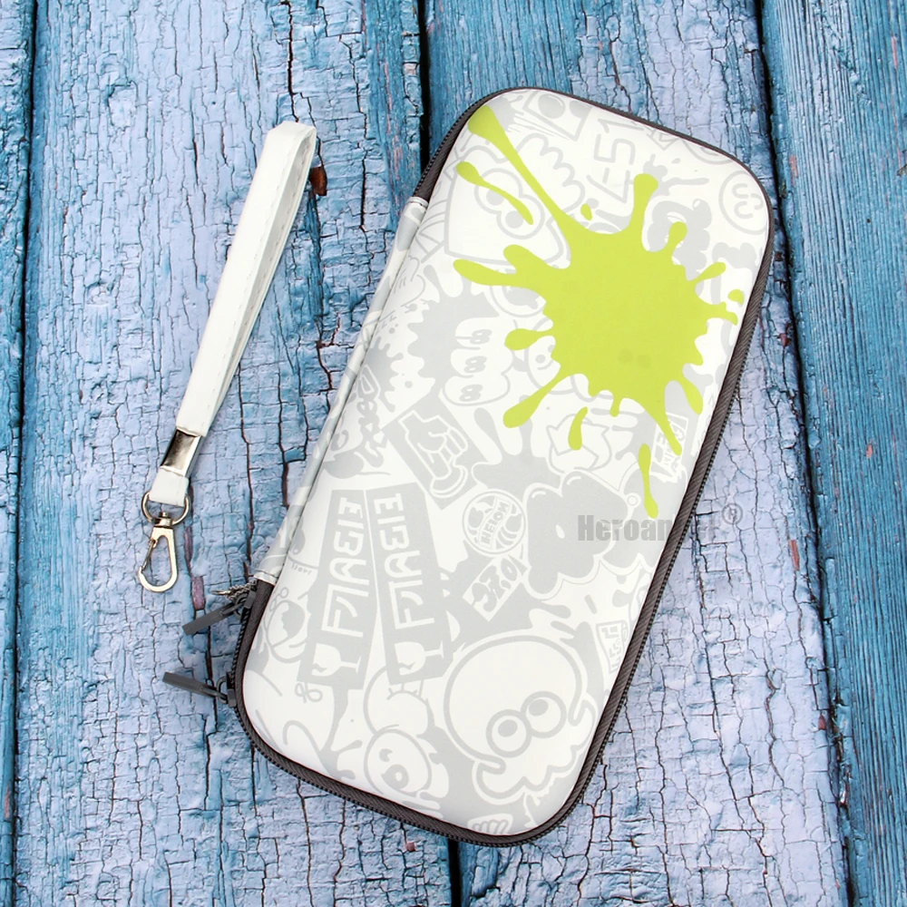 สำหรับ Nintendo สวิทช์/สวิทช์ OLED คอนโซลกระเป๋ากันน้ำกรณี Switch SPLATOON 3ช่องใส่การ์ด10ช่อง