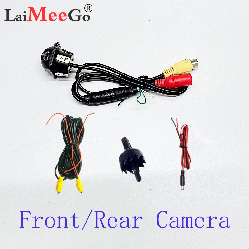 Telecamera Retromarcia Hlyjoon 170° Grandangolare, Impermeabile IP67, Visione Notturna CCD, Universale Per Auto 12V DC, Colore Bianco