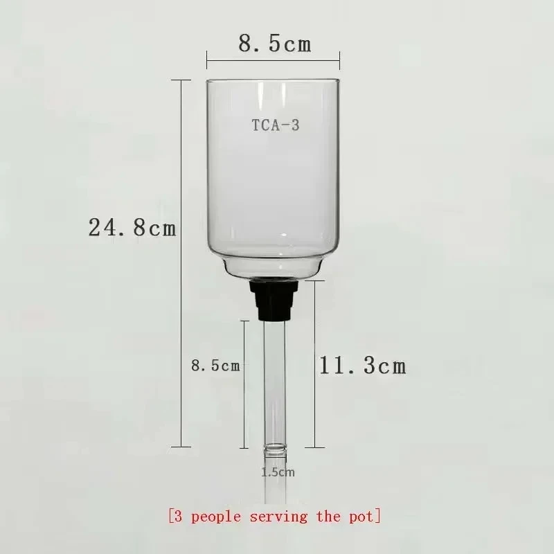 Suitable for Hot Coffee Siphon Pot Accessories 3/5Cup High-quality Glass Siphon Vacuum Pot Coffee Machine Accessories Replacemen