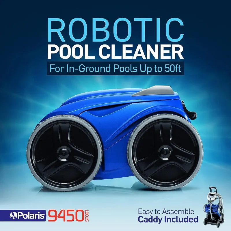 Polaris F9450 Sport Robotic In-Ground Swimming Pool Cleaner Vacuum 4-Wheel Drive