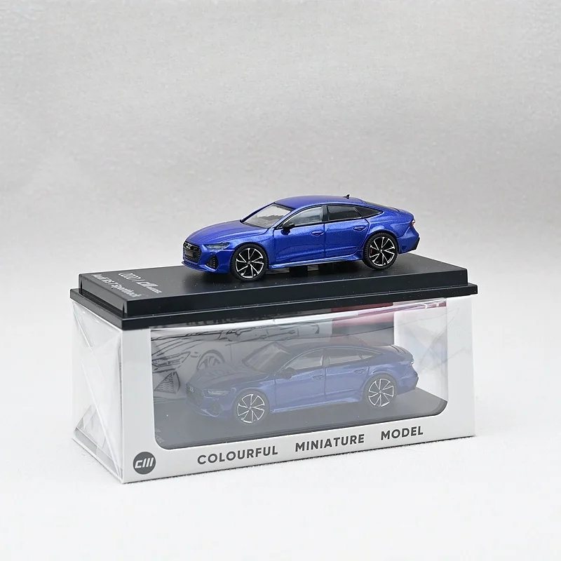 CM 1/64 Audi RS7 C8 ABT modified Plain color collection alloy car model