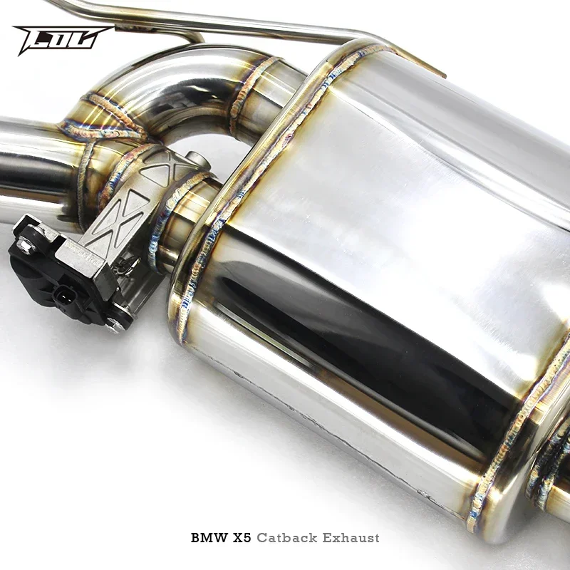 Asse per X5 2014-2023 Racing Escape Catback 304 silenziatore per tubo di scarico in acciaio inossidabile