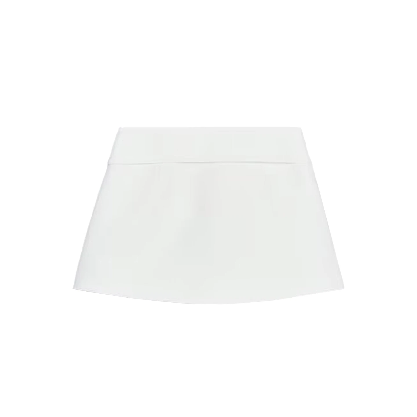 Casual Belted Skirt Pants Women's Daily Wear Versatile Autumn 2025 New Sle Z Stand Fit A-Line Skirt Mid-Waist