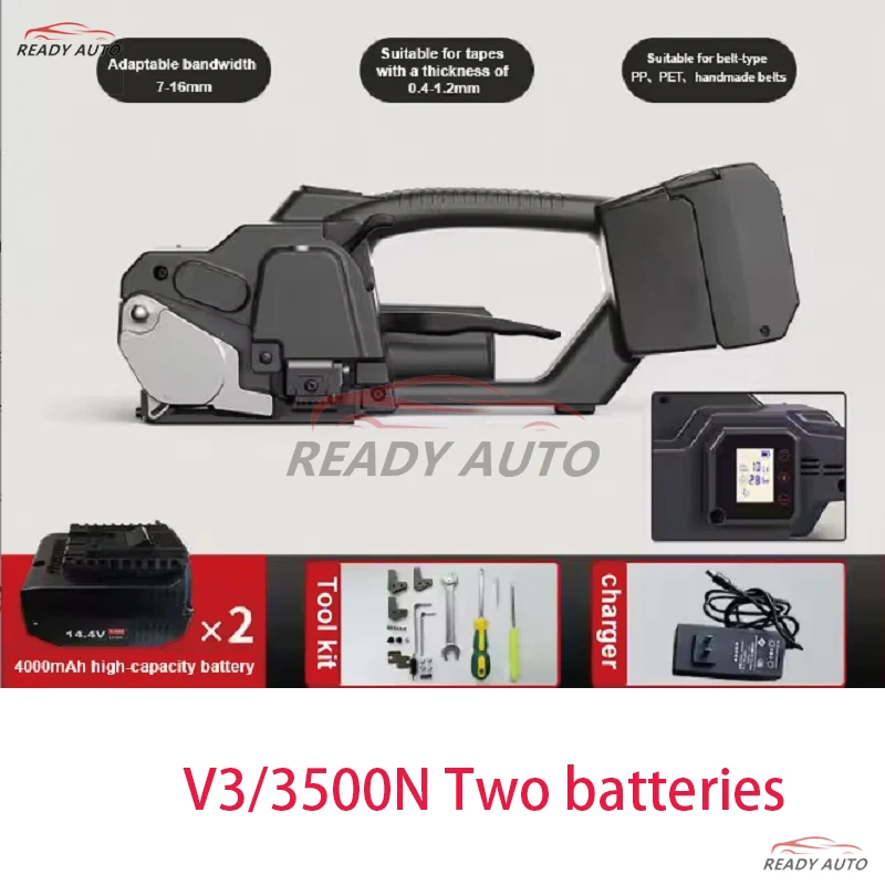 V3 3500N Elektrisches Umreifungsgerät Akku-Umreifungsmaschine Automatisches Verpackungswerkzeug mit Tragbaren Verpackungswerkzeugen – Detail 4