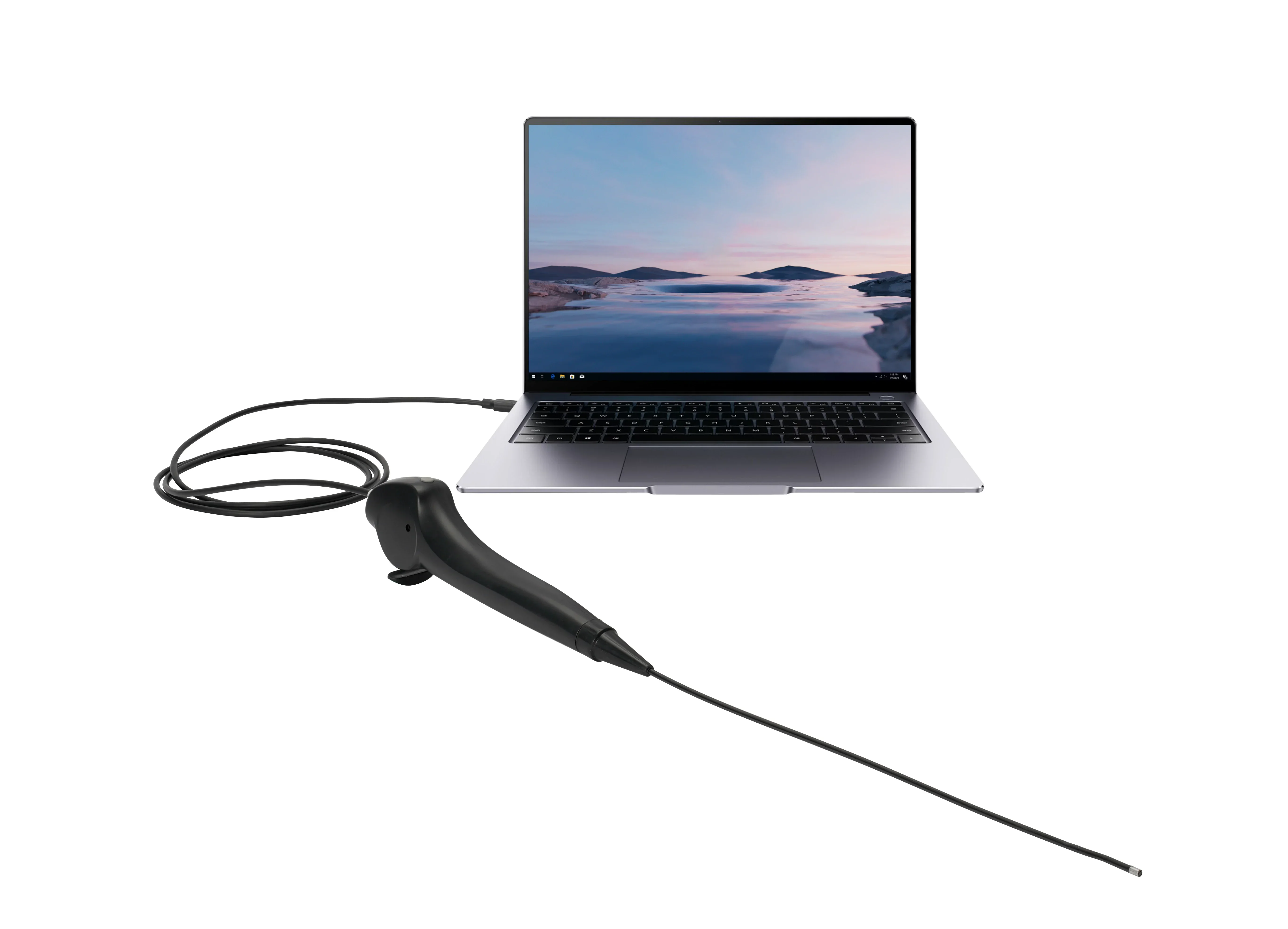 

2.8mm Flexible Rhinolaryngoscope Nasopharyngolaryngoscope with USB Endoscope 2025 New BESDATA