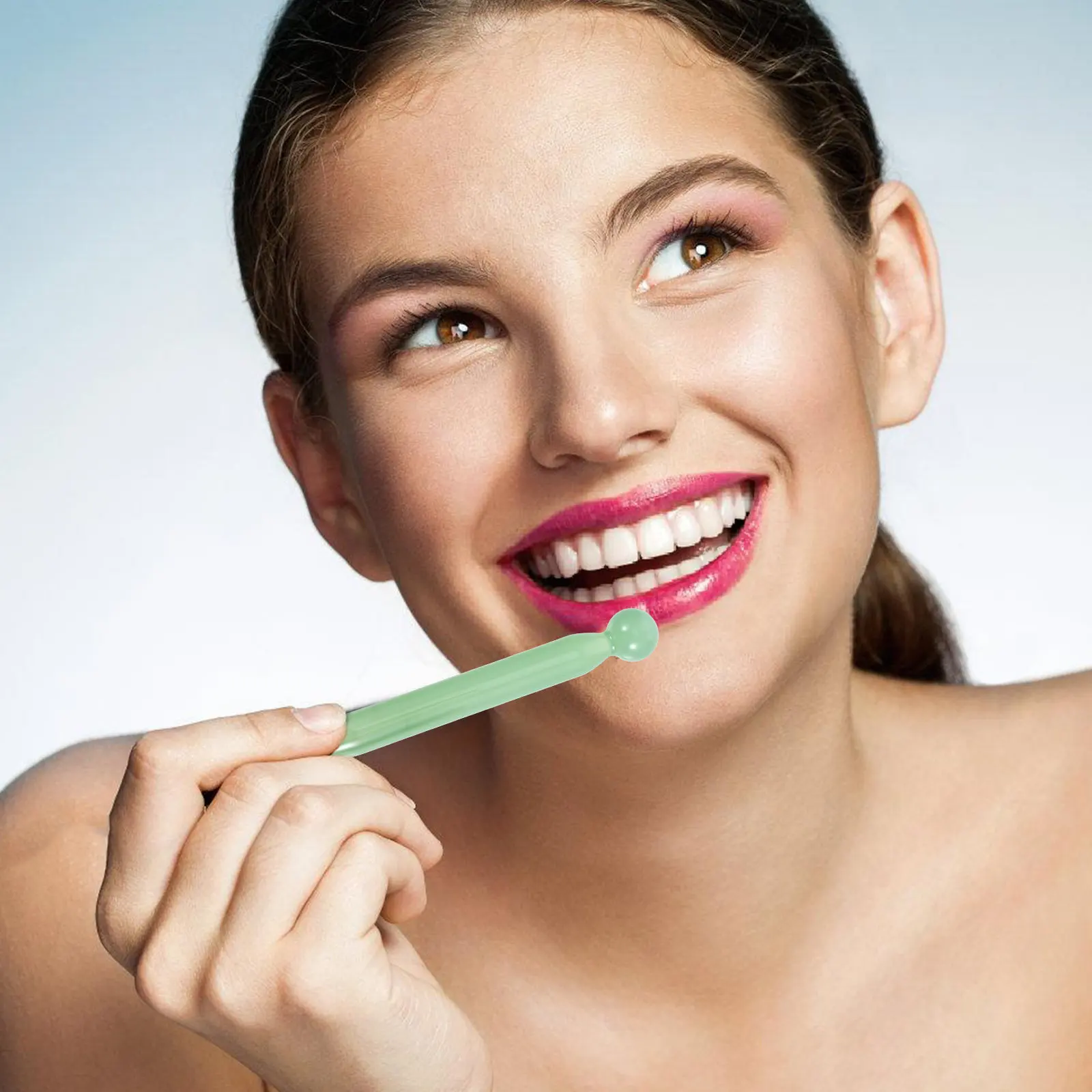 

Ручной массажер Гуаша из смолы для точечной терапии лица, глубокого расслабления тканей и скребкового массажа