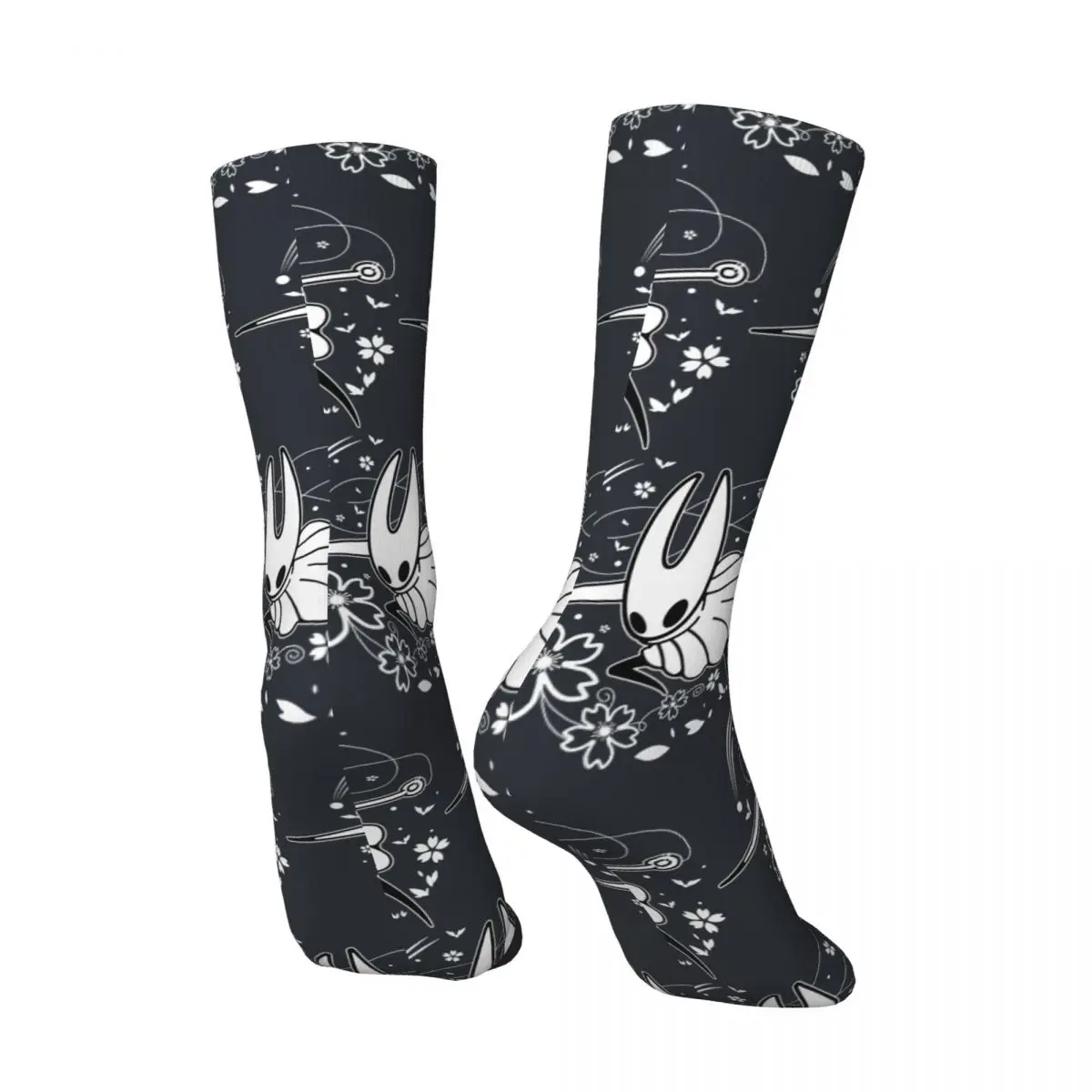 Hip Hop Retro Lady Hornet Crazy Men's compression Socks Unisex Hollow Knight Harajuku Pattern Printed Funny Novelty Happy Crew