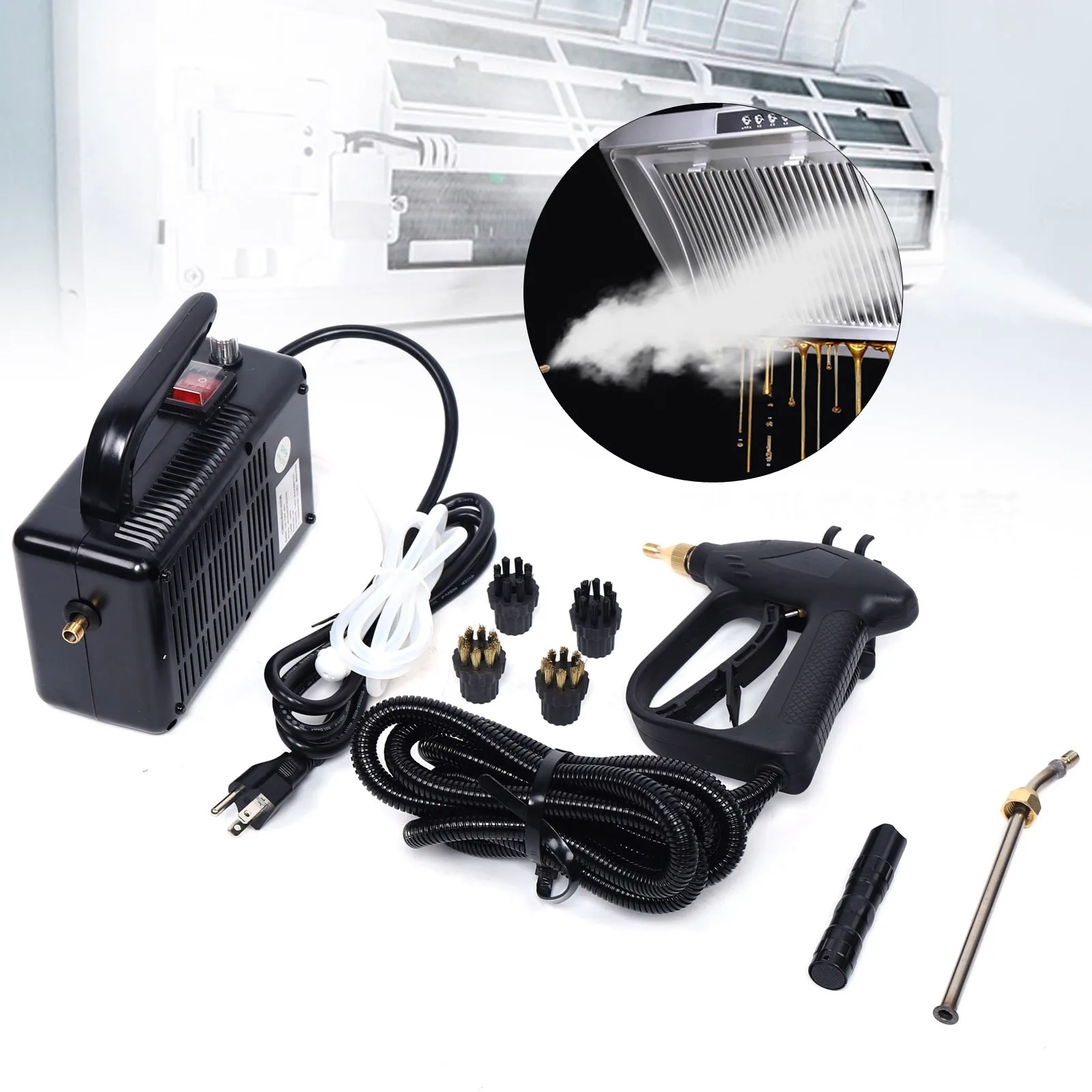 1700W 110V High Pressure Steam Cleaner Automatic Mobile Cleaning Machine Home