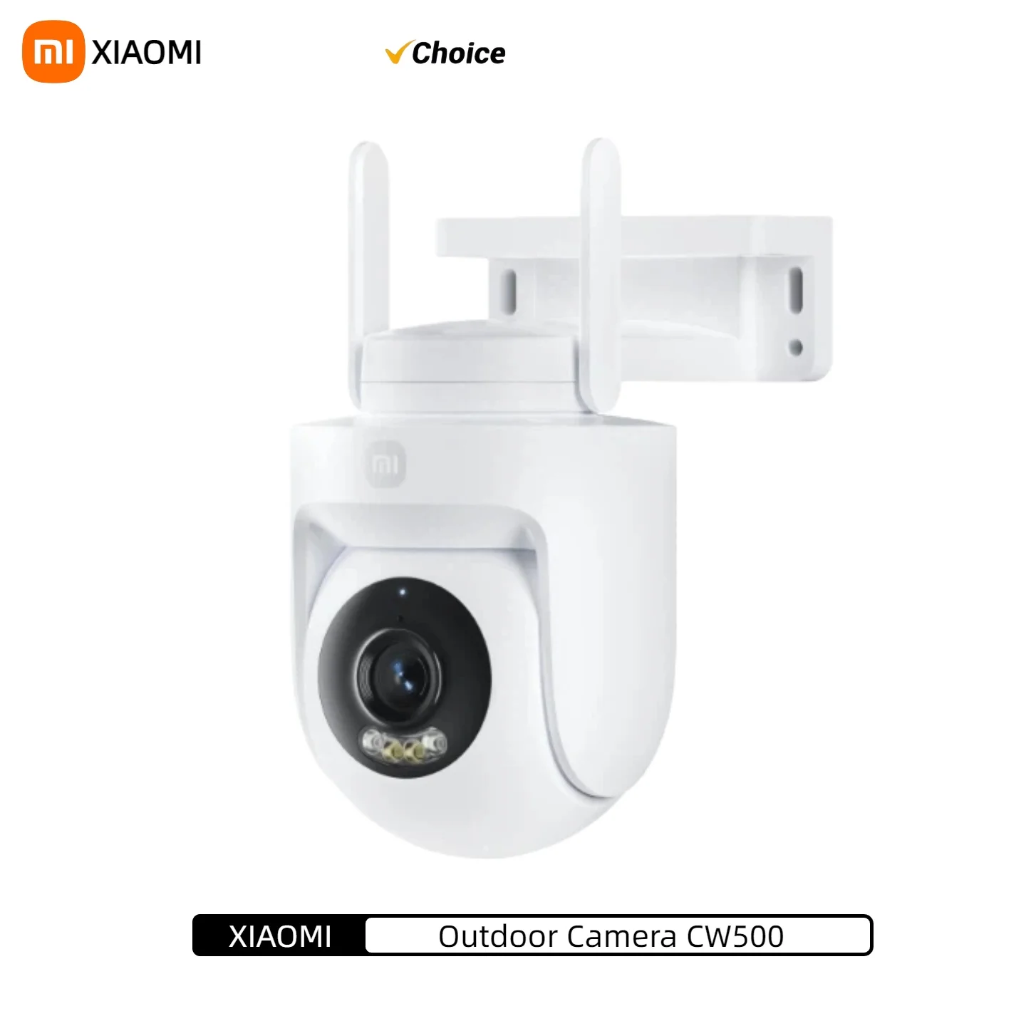 

Уличная камера Xiaomi CW500, защита безопасности, Wi-Fi 6, CCTV, разрешение 3K Ultra HD, полноцветное ночное видение, IP66, умный дом