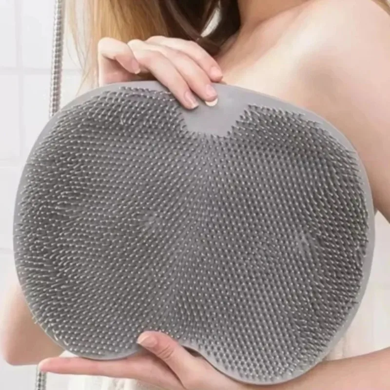 Wall‑Mounted Shower Foot Scrubber Pad Non‑Slip Suction Cups Exfoliating Dead Skin Remover Foot Cleaner Bathroom Accessories