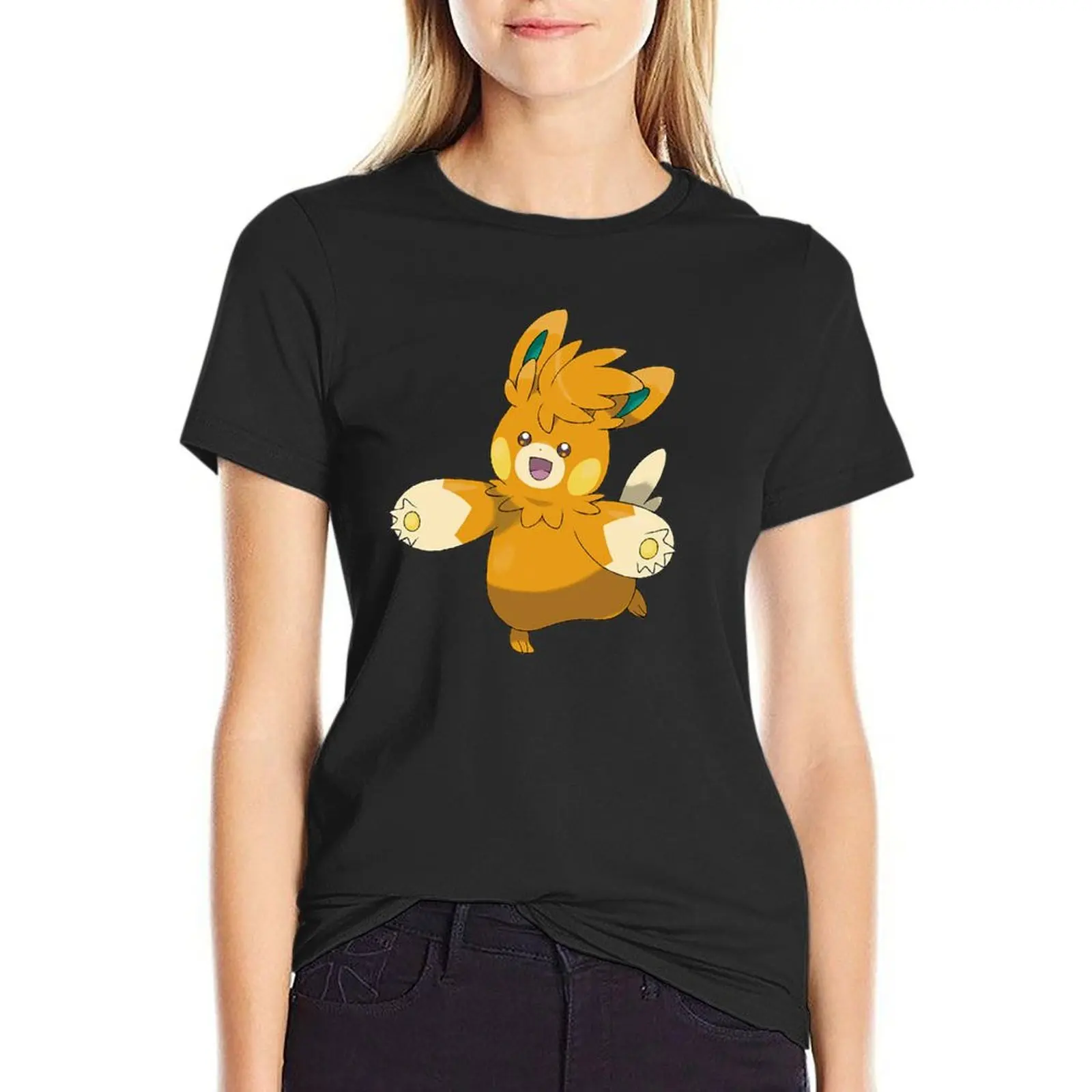

Páwmót Chibi T-Shirt customs design your own heavyweights tops Short sleeve tee Women's tee shirt