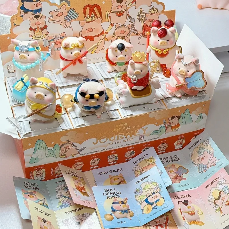 حقيقي لولو الخنزير رحلة في الغرب سلسلة صندوق أعمى لطيف أنيمي الشكل تحصيل لعبة مجسمة فتاة عيد ميلاد مفاجآت هدية #2