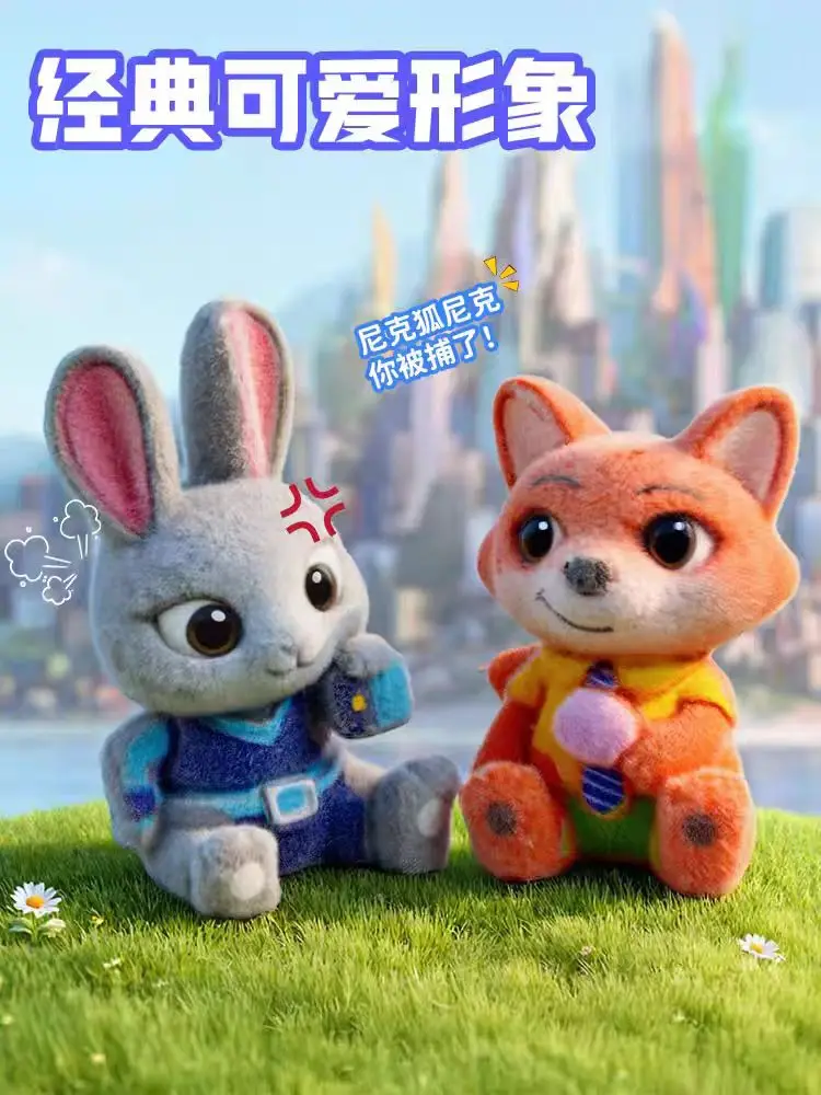 

2026 серия Zootopia, милый Джуди Хоппс, Ник Уайльд, Ник, слепая коробка, фигурка, украшения, коллекция игрушек, игрушки на день рождения, загадочная коробка