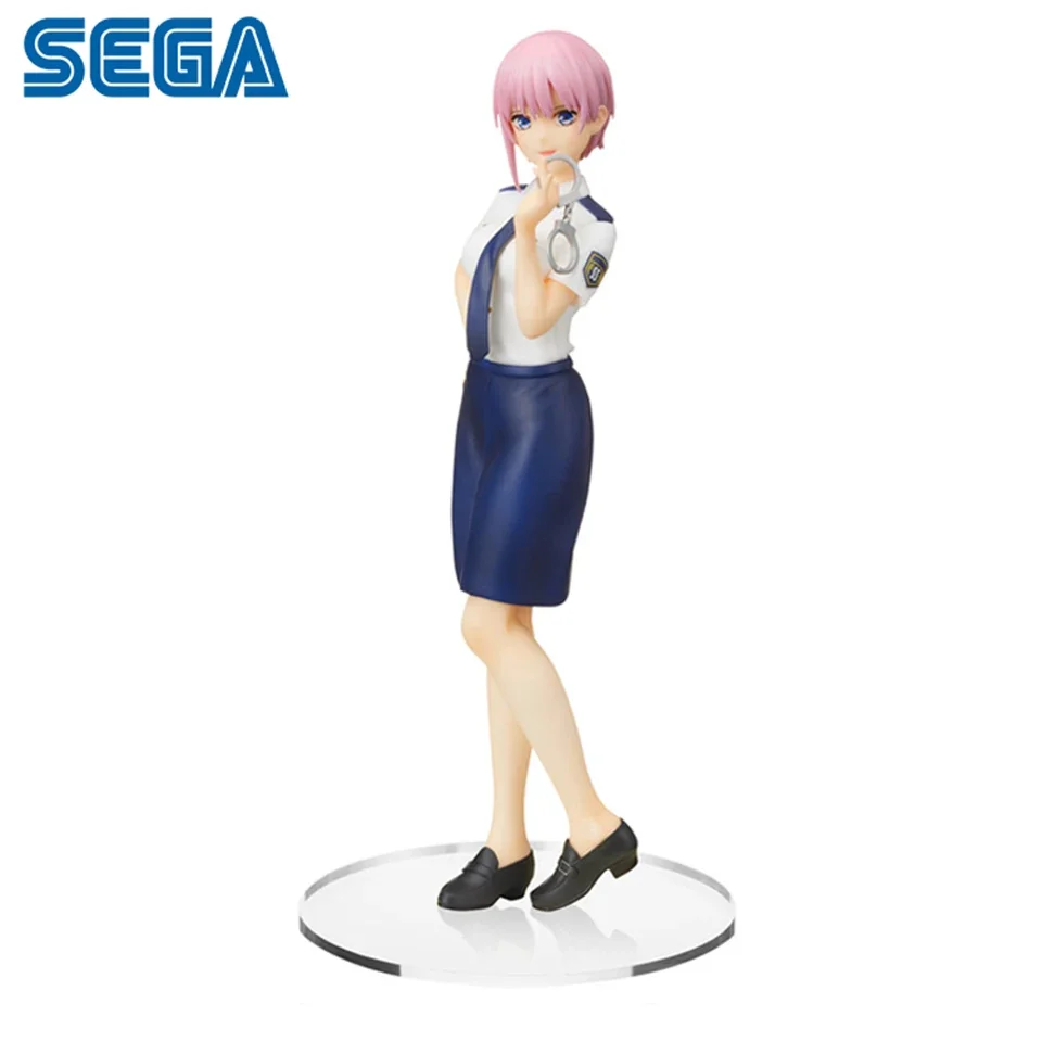 

Original Genuine Sega Gotoubun No Hanayome 21cm Nakano Ichika With Uniform With Uniform Figure Model Anime Lover Collection Gift