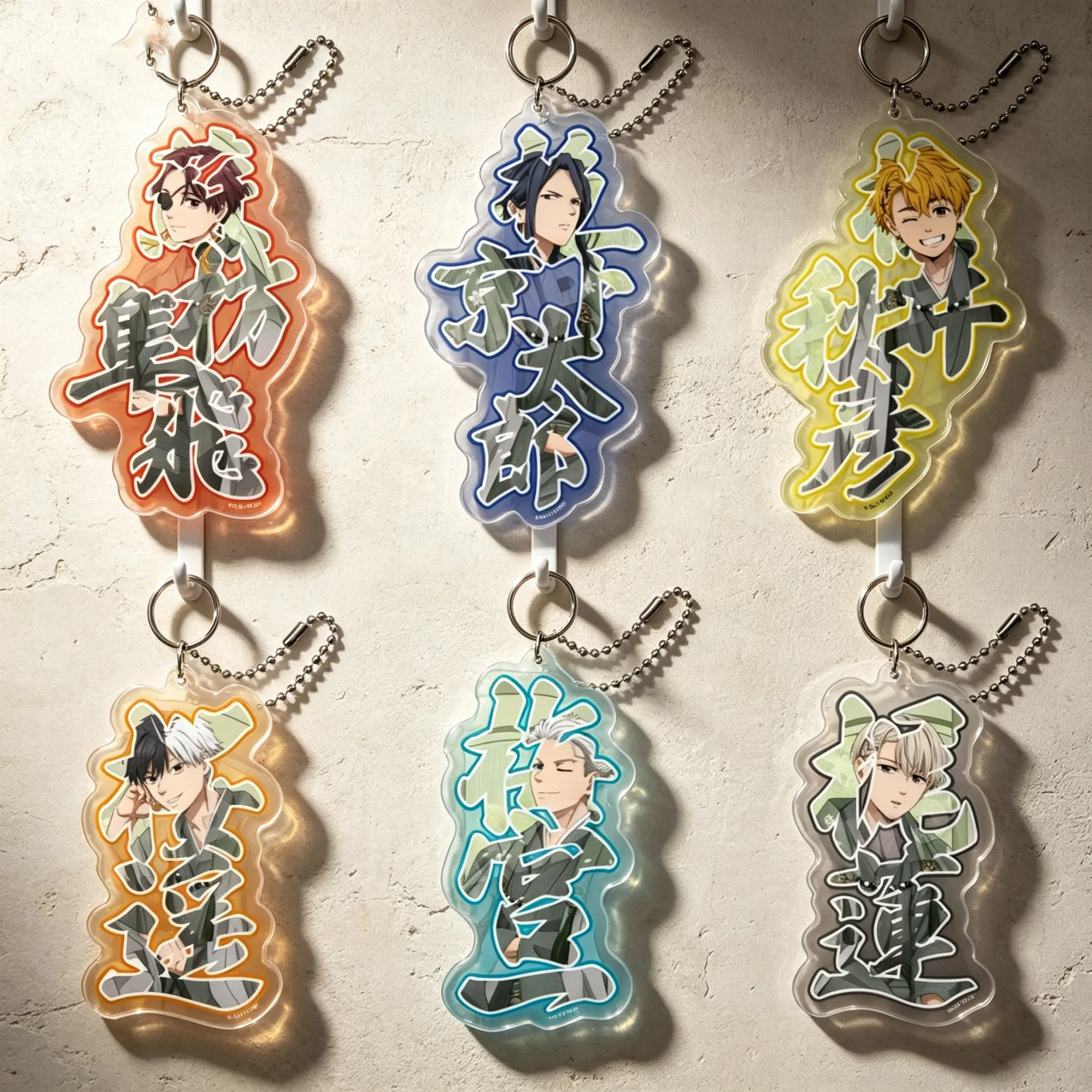 Anime WIND BREAKER Hayato Suo Round Window Ver Acrylic Pendant Keychains Bag Decorations Gifts For Friends