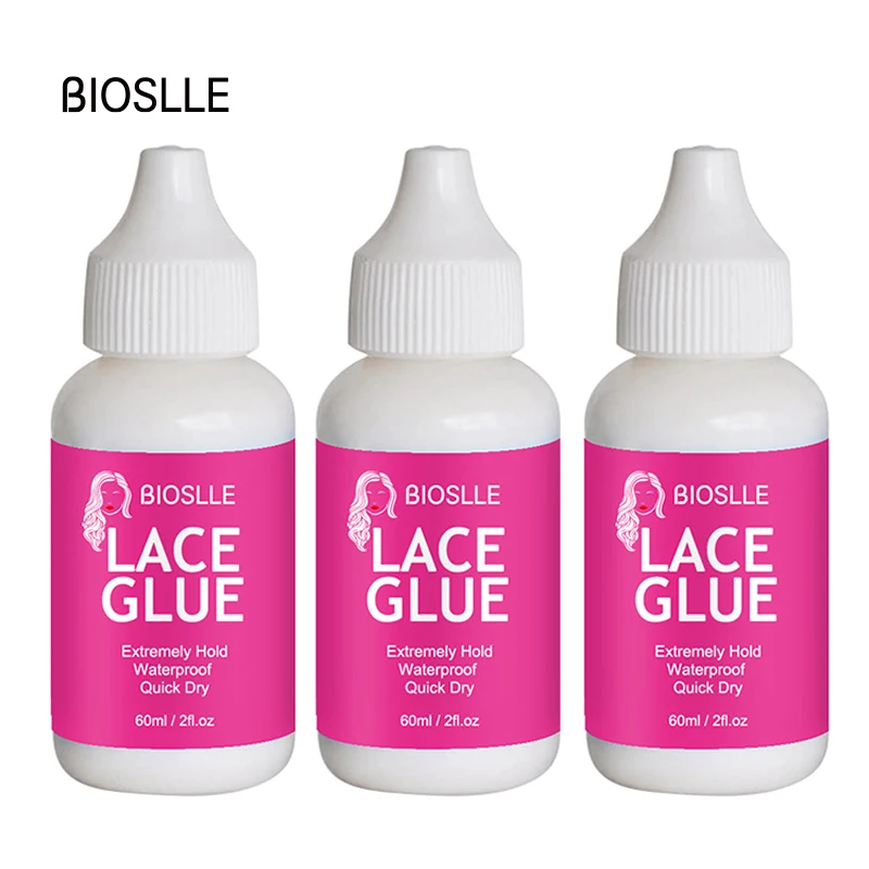 

3PCS BIOSLLE 60ml/ Waterproof Strong Hold Wig Adhesive Lace Lace Glue