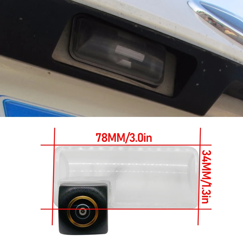 CCD AHD Vehicle 1080P 170° Golden Lens Rear View Camera For Subaru Forester SJ 2014 2015 2016 2017 2018 Reversing Car Camera