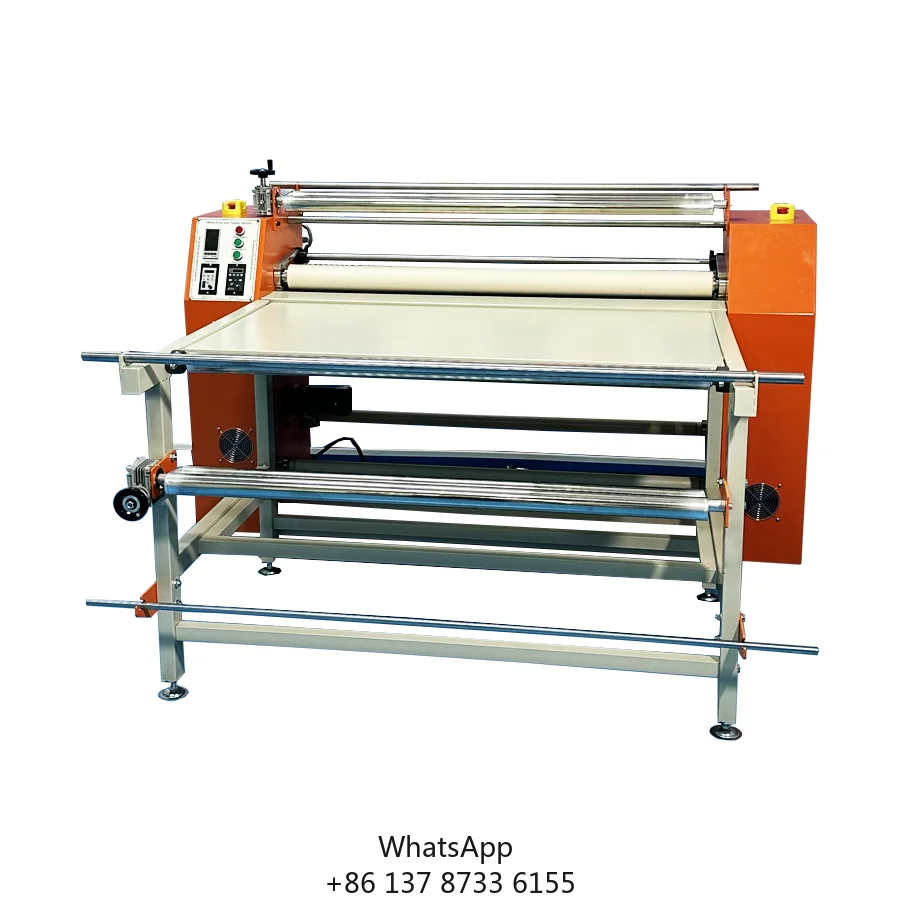 Roll To Roll Sublimation Rotary Calendar Heat Press Machine For Textile Continuous Printing Small Business Manufacturing