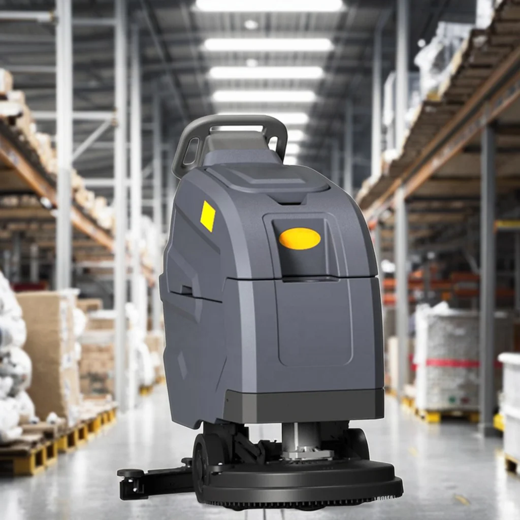 KD-XD01 24V Electric Walk-Behind Floor Scrubber Automatic Road Sweeper with Metal Brush Motor Road and Floor Cleaning Tool