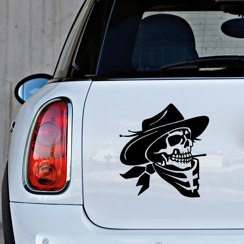 MIGNATIS - Bone Pirate Sticker For Vehicle and Wall Mural Art Decal For Car Window Loptop Decoration Vinyl Stickers Waterproof S