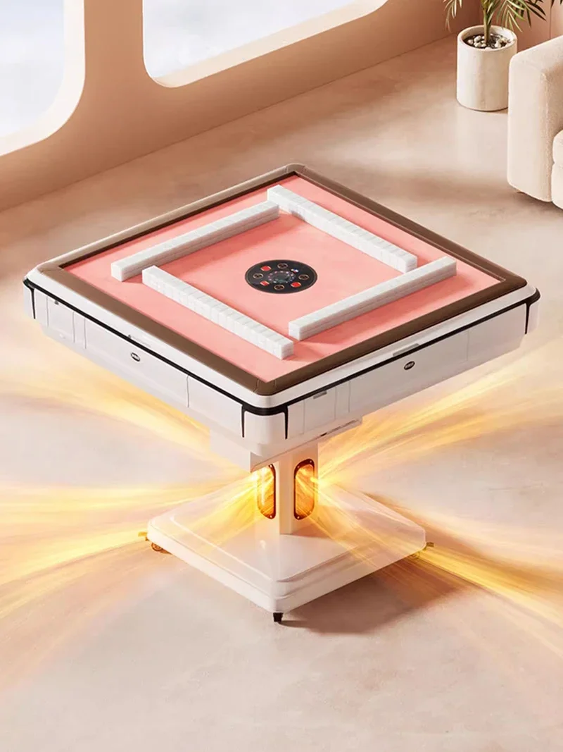 

Power-driven Automatic Shuffling Dining Table Mobile Warm Breeze Mahjong Table Relaxation Tavoli Da Pranzo Home Furniture LVMC