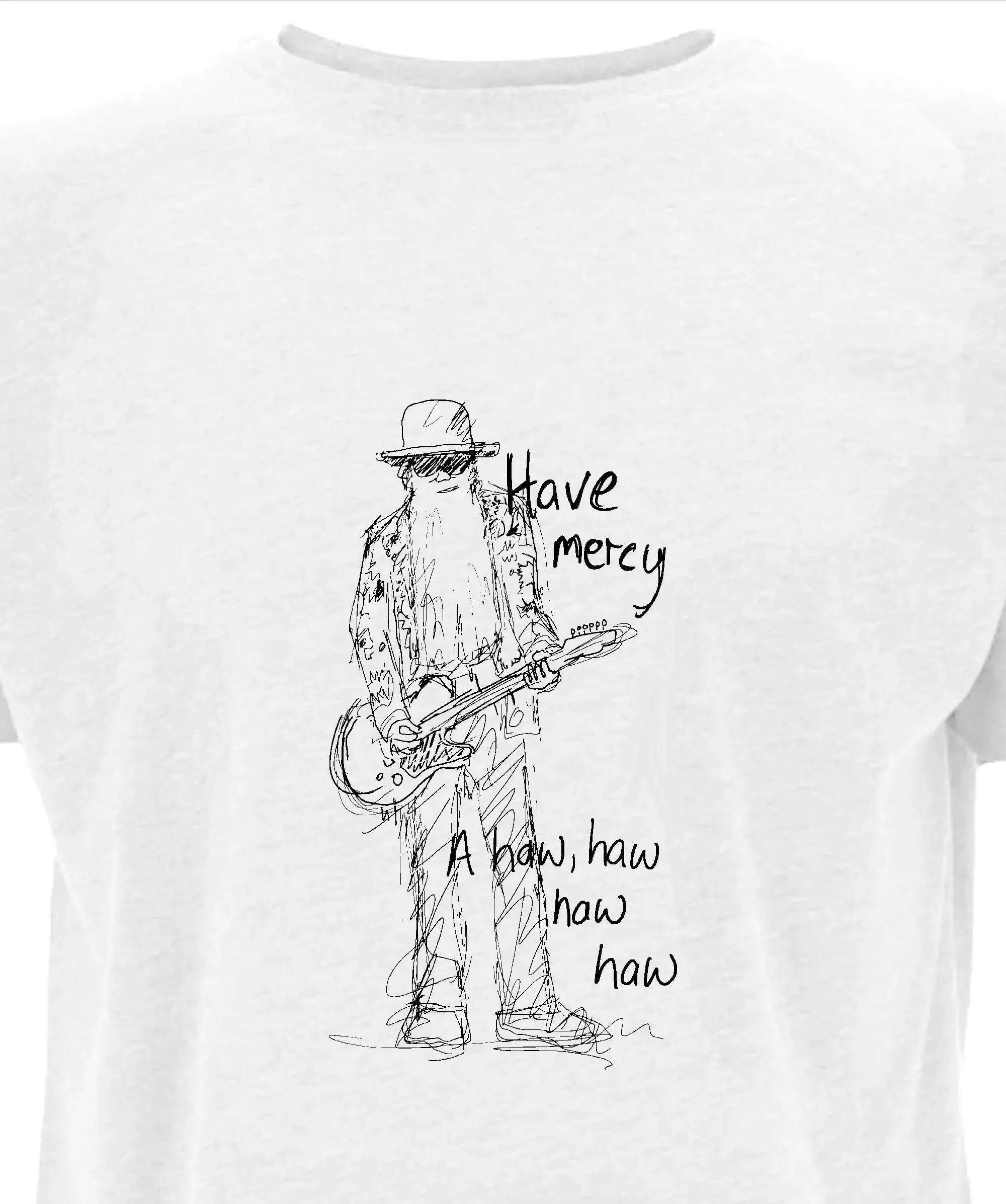 Billy Gibbons ZZ Top Rock T-Shirt Herren-T-Shirt Geschenke für Männer Fairwear Approved Cotton Tee