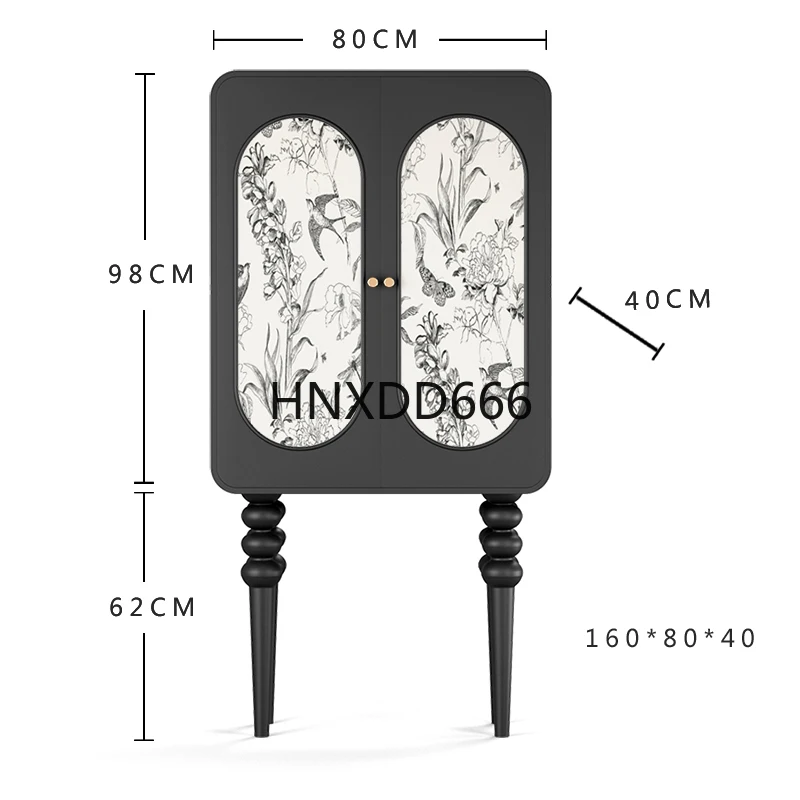 

Французский антикварный шкафчик, окрашенный вручную шкафчик из цельного дерева