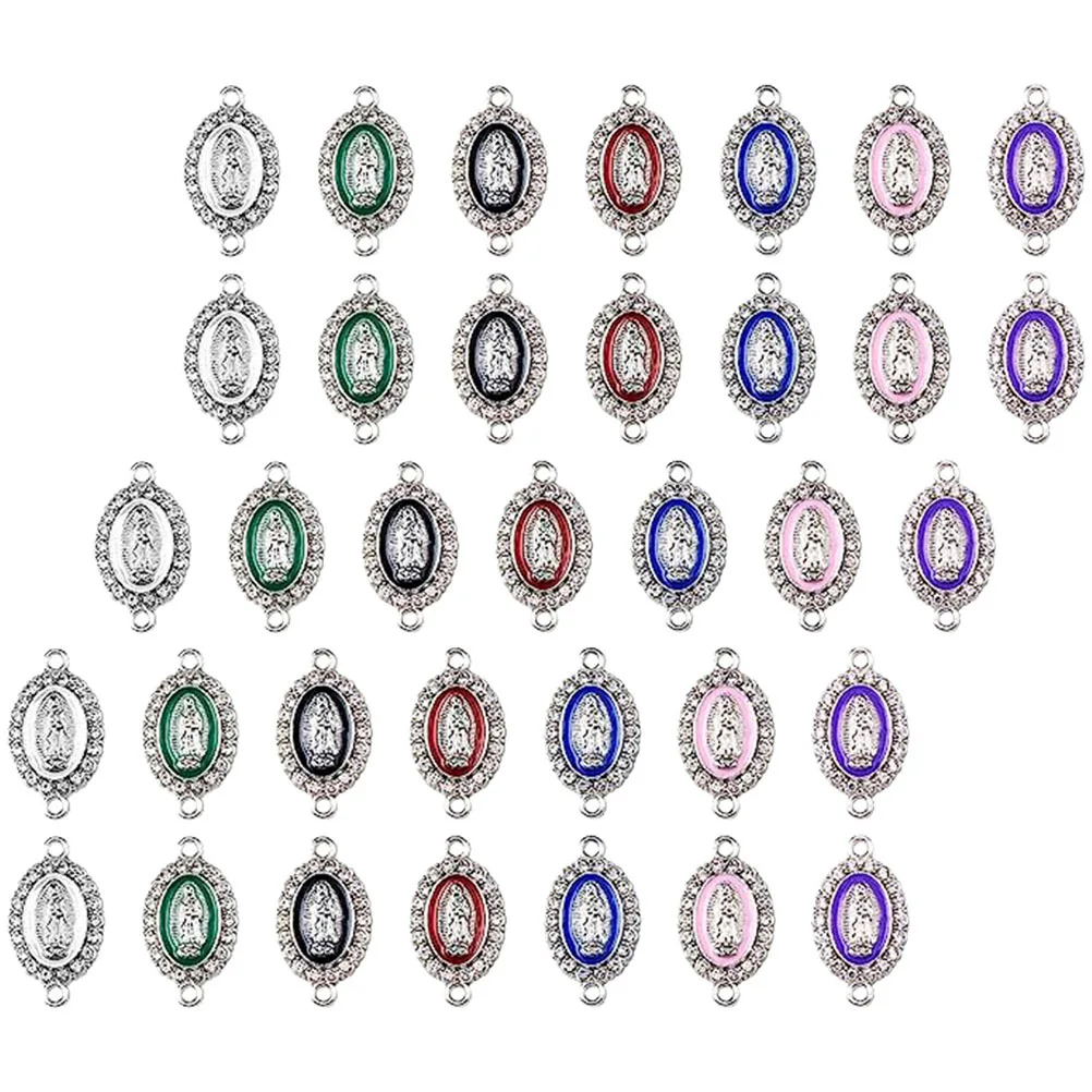 

30Pcs Double Holes Pendant Charms Small Metal Charms for DIY Jewelry Craft Bracelet Making Double Holes Pendant