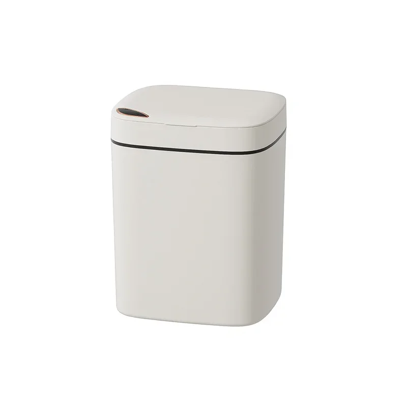 Large Smart Trash Can Self-Sealing USB C Charge Capacity Auto-Sealing Waste Bin Touchless Kitchen Bin Pet Proof OLED Android