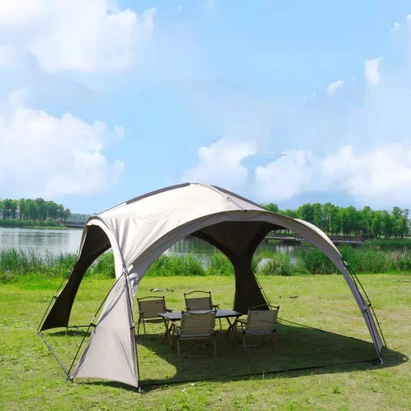 Hot Sale Family Glamping Travel Camping Tent Uv Protection 2/4/6/8 Person Luxury Outdoor Tents Manufacturer