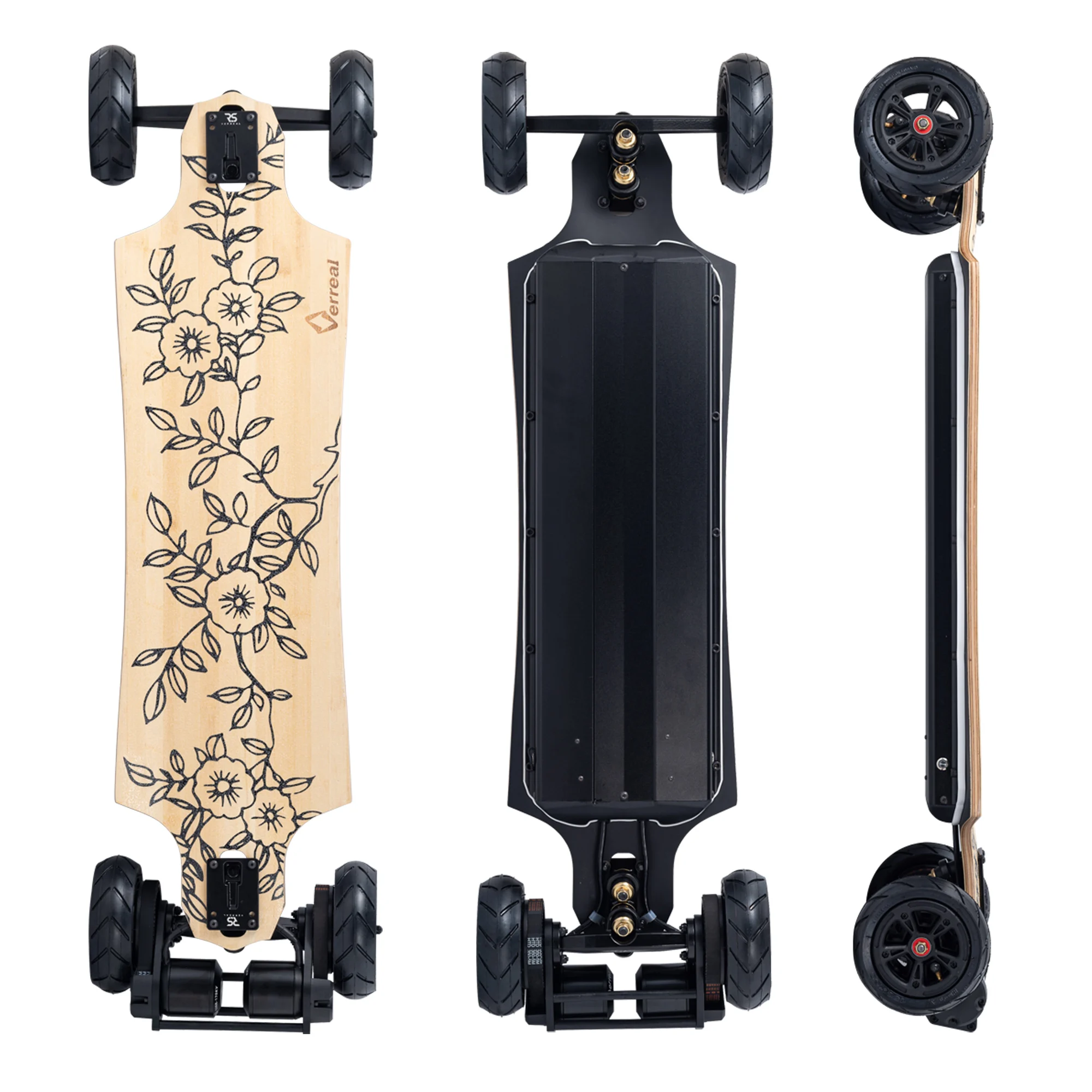 ¿Por qué el Verreal RS Off Road All Terrain Electric Skateboard con motor 6368 es la mejor opción para tus viajes al aire libre?