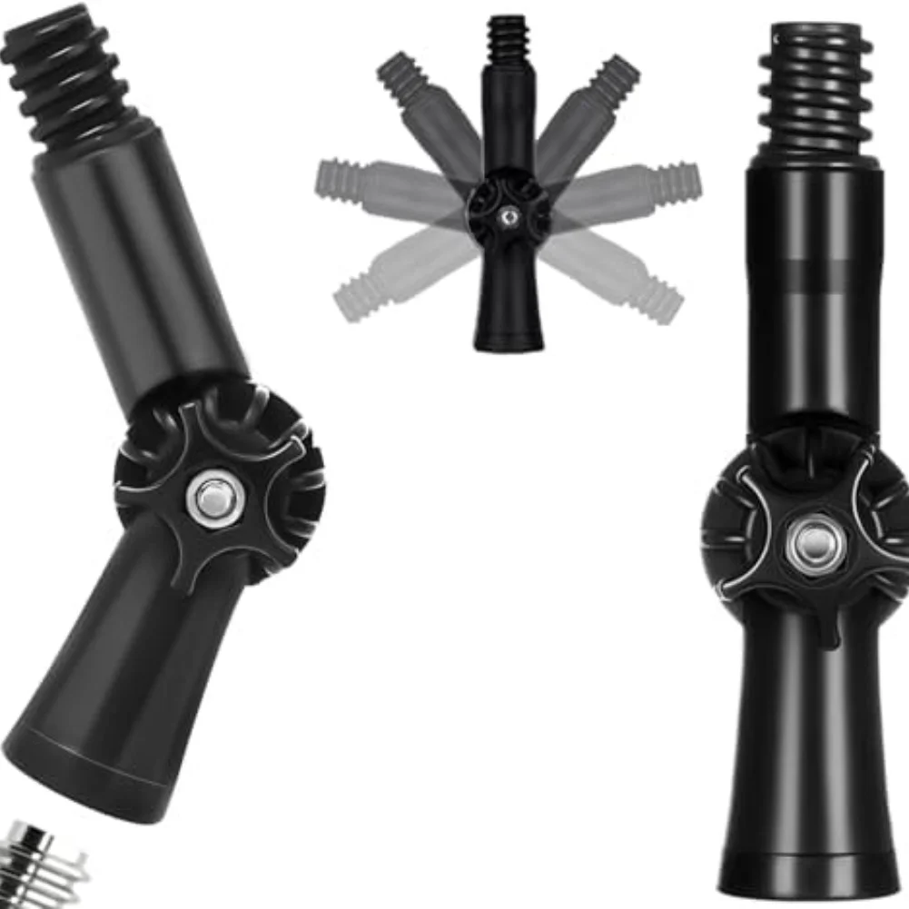 360 Degree Rotatable Joint Angle Adapter for Telescopic Pole Suitable for Cleaning For Windows Gutters and Shelves