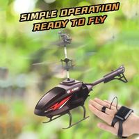 Watch Wrist Remote Control Aircraft Hand Controlled Flying Helicopter Induction Helicopter With Lighting Rechargeable
