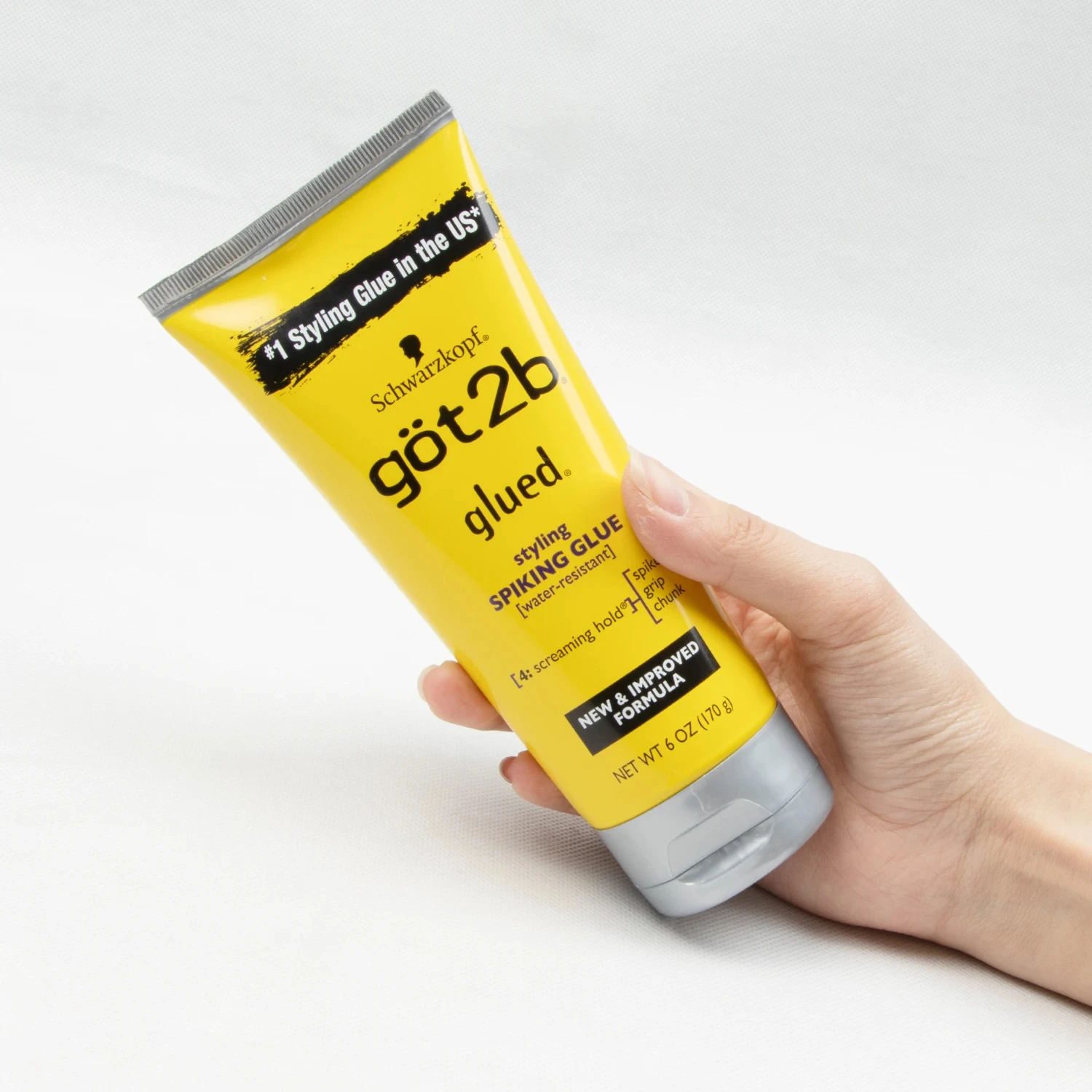 Got2b-Gel para el cabello de estilo invincible pegado, Got 2b, Ultra pegada, resistente al agua, agarre de punta, accesorios para peluca, sujeción fuerte