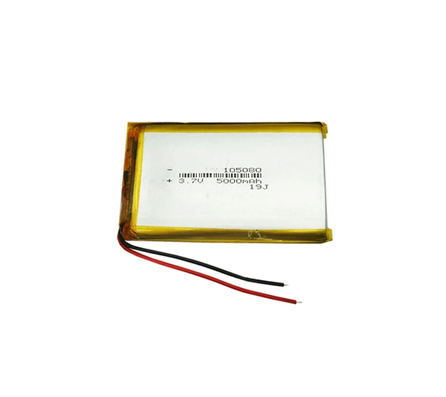 105080 5000mah 3.7V Lithium Polymer Battery For Bluetooth Speaker Car Vacuum Cleaner Mini Fan Rechargeable Li-polymer Batteries