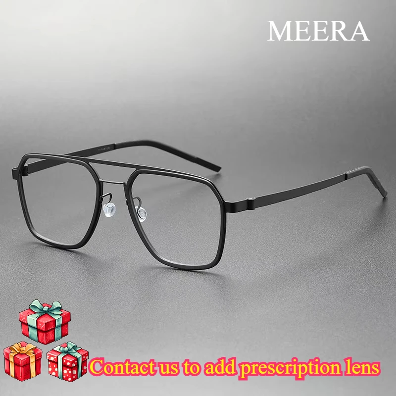 9753 Women Eyeglasses Glasses Fashion Unisex Double-bridge Men Women Eyeglasses Glasses