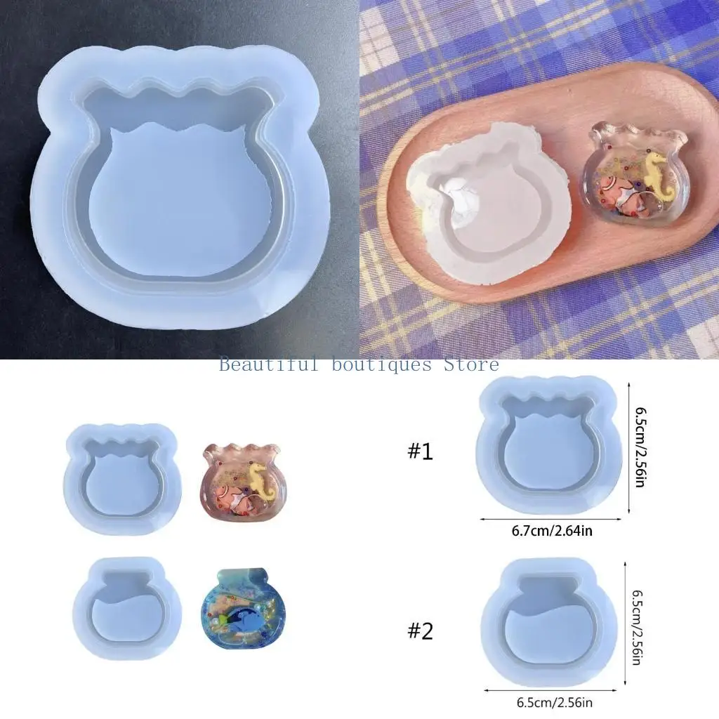 U4LF Resin Shaker Mold,Reusable Silicone Mould for DIY Crafts Making
